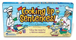 Cooking up Sentences Parts of Speech Game