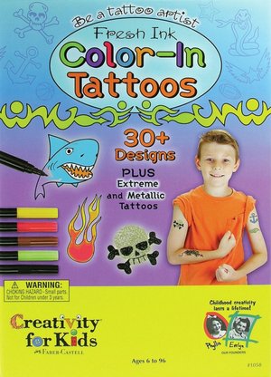 Fresh Ink Color-in Tattoos (for boys)