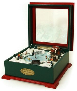 White Christmas Music Box