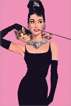 Audrey Hepburn - Pink - Poster