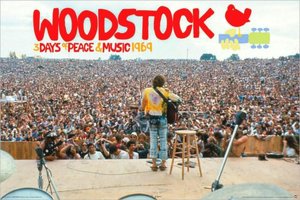 Woodstock - Crowd - Poster