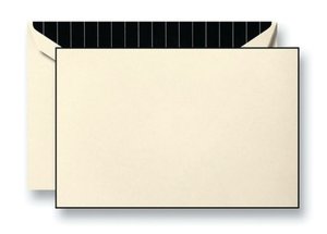 Hand Bordered in Black Cards Pinstripe Liner