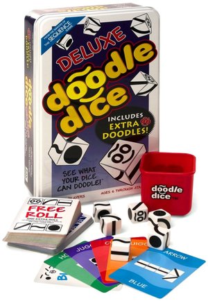 Doodle Dice Deluxe Game Tin