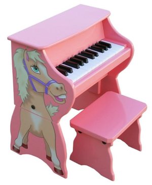 Schoenhut Horse Piano Pal W/Bench