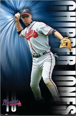 Chipper Jones - Atlanta Braves - Poster