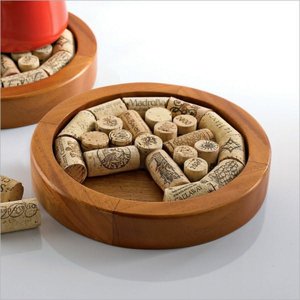 Round Wine Cork Trivet Kit