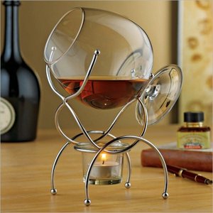 Brandy Warmer 4-Piece Gift Set