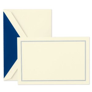 Regent Triple Hairline Cards in Ecruwhite