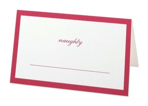 Naughty or Nice Placecards