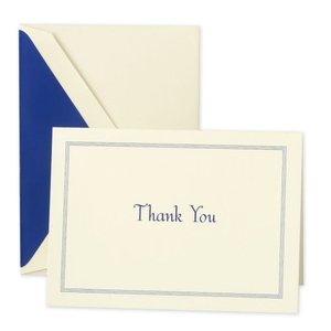Triple Hairline Thank You Notes