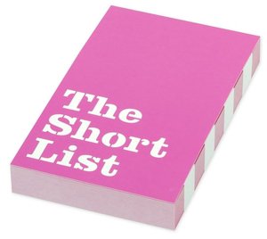The Short List Notepad