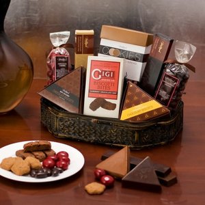 Chocolate Lovers Antique Basket