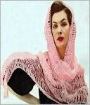 Vintage Homemade Crocheted Shawls Plus Illustrations on How to Crochet