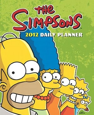 2012 THE SIMPSONS DAILY PLANNER Calendar