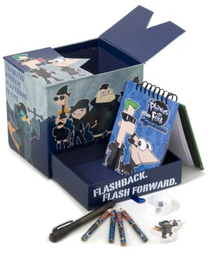 Phineas and Ferb Super Secret Desk Set