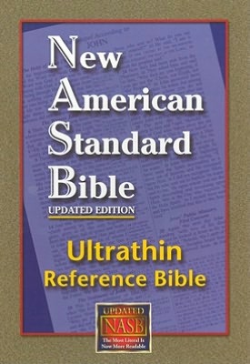 Reference Bible, Ultrathin Edition: New American Standard Bible Update (NASB), burgundy bonded leather