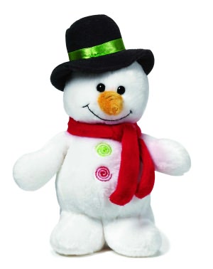 Standing Snowman 6.5 Inch Plush