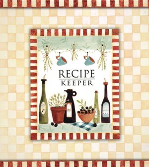 DELUXE RECIPE BINDER TERRA COTTA HERBS AND VINEGAR