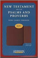 KJV New Testament, with Psalms and Proverbs Espresso w/Flap