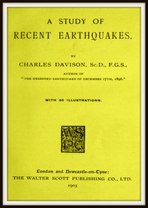 A Study of Recent Earthquakes