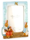 Peter Rabbit Sculpted Resin Picture Frame 4 x 6