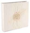 White Roses & Ribbon Paper Photo Album 200 4"x6" Photos by Barnes & Noble: Product Image