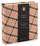 Black and Tan Plaid Travel Photo Album by Gallery Leather: Product Image
