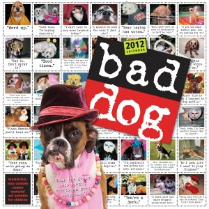 2012 Bad Dog Wall Calendar