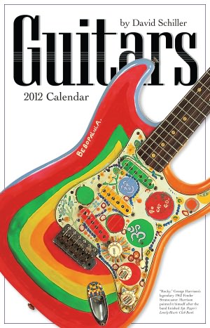 2012 Guitars Wall Calendar