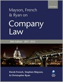 Mayson, French and Ryan on Company Law