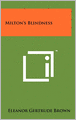 Milton's Blindness