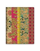 Deconstructed Vintage Floral Bound Journal (6.5''X 8.5'')