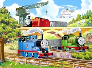 Thomas the Tank Engine Shaped Box Floor Puzzle
