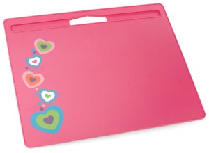 Dotty Hearts Pink Mini Lapdesk