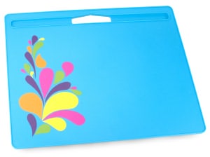 Swirly Print Turquoise Mini Lap Desk
