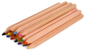 Colored Pencils, Set of 16-Acetate Box