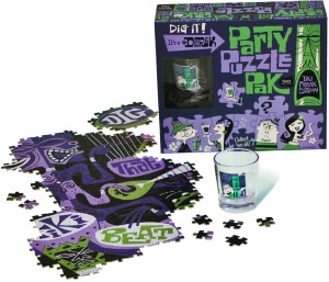 Derek Dig That Tiki Beat Rocks Glass 500 Piece Puzzle Party Pak