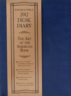2012 Barnes & Noble Softcover Desk Diary (blue)