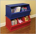 Two Bin Storage Cubby - Blue by Badger Basket Co: Product Image