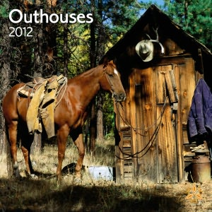 2012 Outhouses Square 12X12 Wall Calendar