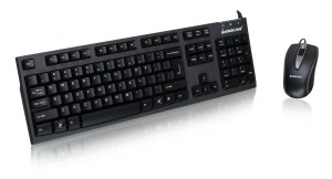 Iogear GKM513 Spill-Resistant Keyboard and Mouse Combo