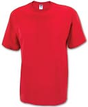 Adult True Red Tee-Large by Fruit Of The Loom: Product Image