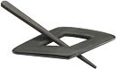 Diamond Shaped Shawl Pin-Ebony