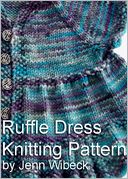 Ruffle Dress Baby Knitting Pattern