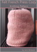 Felt French Press Cozy Knitting Pattern