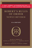 Robert's Rules of Order Newly Revised, 11th edition by Henry M. III Robert: Book Cover