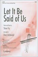Let It Be Said of Us: TTBB with Opt. Percussion and Digital Strings