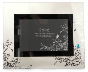 Spira Bird Glass Frame 4x6