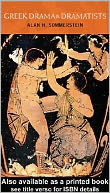 Greek Drama and Dramatists