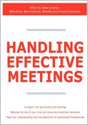 Handling Effective Meetings - What You Need To Know